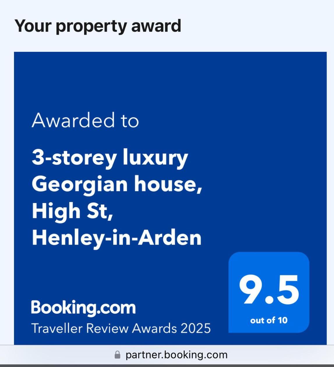 Entire Georgian Luxury Home - 3 Storey- High St Henley-In-Arden -Two Bedrooms-Sleeps 4 Ngoại thất bức ảnh
